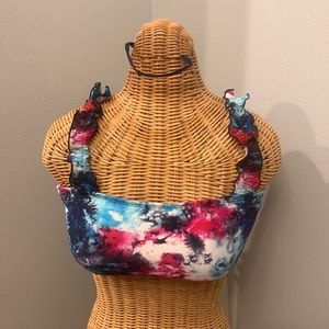 Tie dye swim top